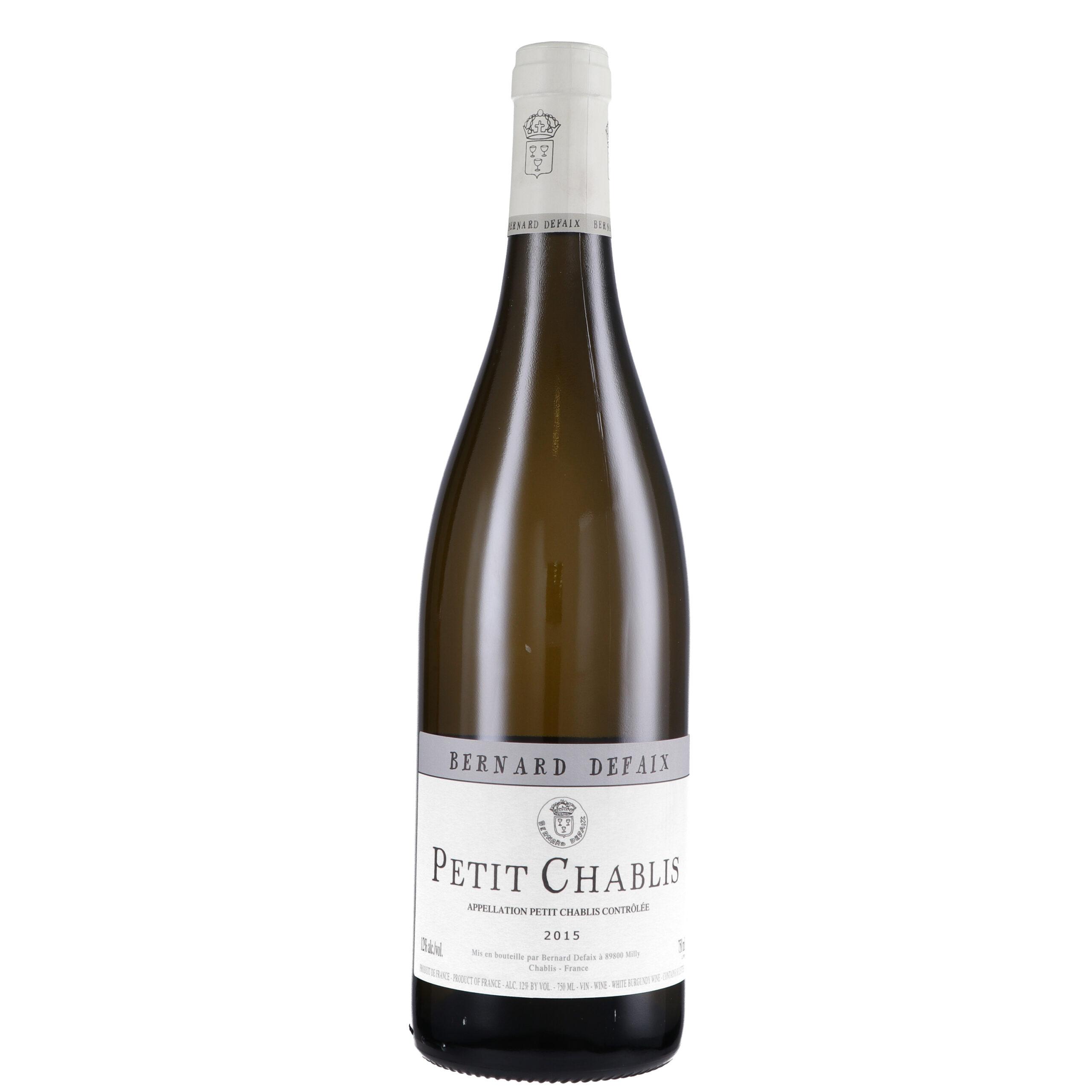 Вино Domaine Bernard Defaix, petit Chablis AOC, 2017, 0.75 Л