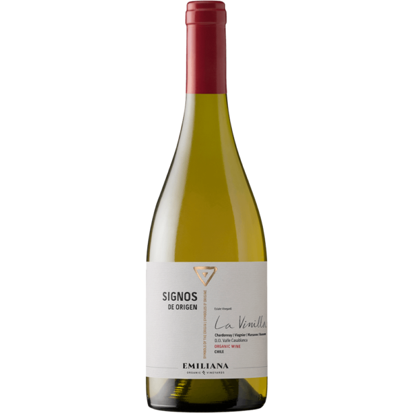 Chardonnay-Viognier-Marsanne-Roussanne, La Vinilla Estate, Signos de Origen, Emiliana, 75cl (Orgaaniline)